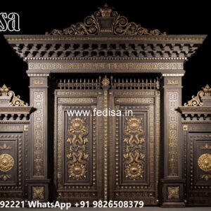 Side Gate Designs, Sliding Gate Ka Design Main Gate Lighting In Outdoor