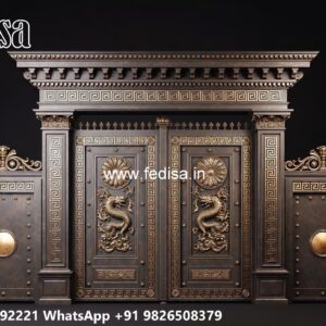 Modern Fence Gate, Front Gate Railing Design Main Gate Lighting In Outdoor