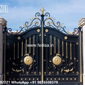 Gate Design 2125, Fancy Design Gate Main Gate Lighting In Outdoor