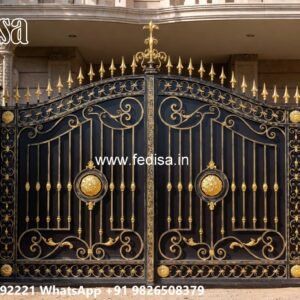 Latest Steel Gate Design, Normal Main Gate Design Main Gate Lighting In Outdoor