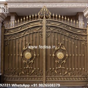 Gate Design 2127, Steel Gate Main Door Main Gate Lighting In Outdoor
