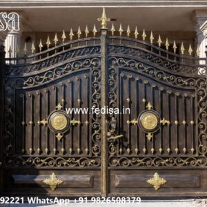 Beautiful Gate Designs, English Gate Design Main Gate Lighting In Outdoor