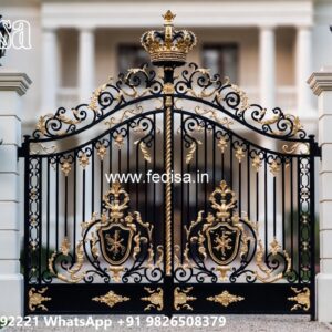 Gate Design Pipe, Kothi Main Gate Design Main Gate Lighting In Outdoor