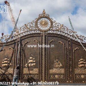 Front Door Gate Design, Maharaja Grill Gate Main Gate Lighting In Outdoor