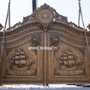 Loha Ka Gate Ka Design, Wrought Iron Window Grills Design Main Gate Lighting In Outdoor
