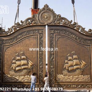 Front Door Gate Design, Gate Ke New Design Main Gate Lighting In Outdoor