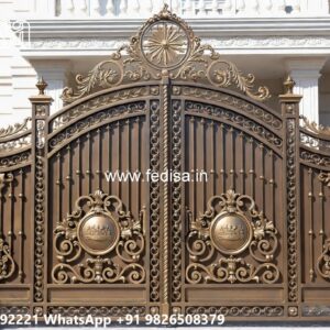 Hpl Gate Design, 20 Feet Gate Design Main Gate Lighting In Outdoor