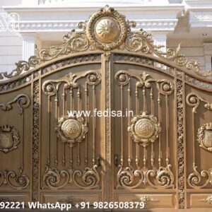 Hpl Gate Design, Factory Entrance Gate Design Main Gate Lighting In Outdoor