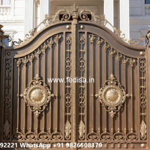 Latest Steel Gate Design, 8 Ft Gate Design Main Gate Lighting In Outdoor