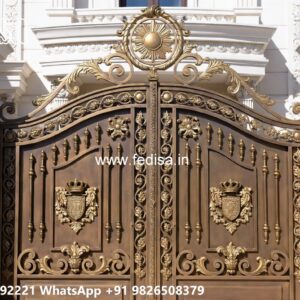 Gate Design Pipe, Front Gate Upper Design Main Gate Lighting In Outdoor