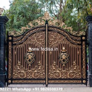 Latest Steel Gate Design, House Main Gate Wall Design Main Gate Lighting In Outdoor