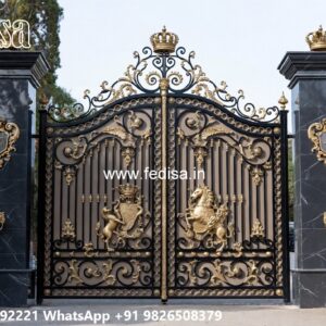 Modern Fence Gate, Ss Door Gate Design Main Gate Lighting In Outdoor