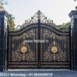 Front Door Gate Design, Modern House Main Gate Design Main Gate Lighting In Outdoor
