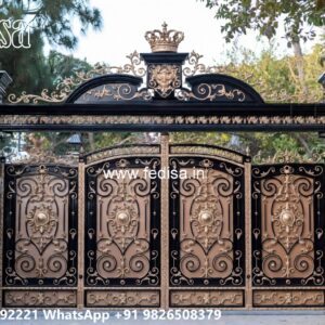 Modern Fence Gate, Main Gate Iron Grill Design Main Gate Lighting In Outdoor