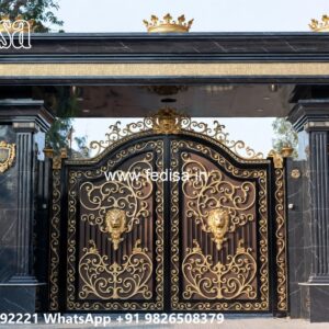 Gate Design Pipe, Home Outdoor Gate Design Main Gate Lighting In Outdoor