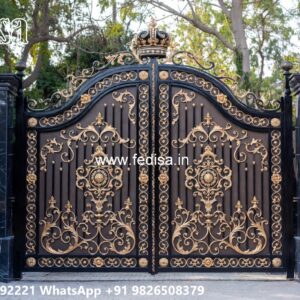 Hpl Gate Design, House Gate Entrance Design Main Gate Lighting In Outdoor