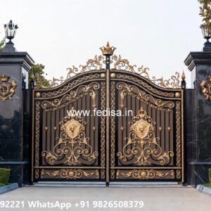 Hpl Gate Design, Gate Drawing Design Main Gate Lighting In Outdoor