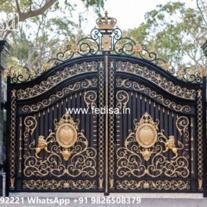 Side Gate Designs, Square Pipe Grill Gate Design Main Gate Lighting In Outdoor