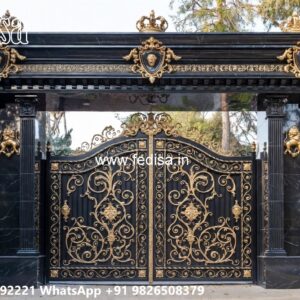 Latest Steel Gate Design, Latest Stainless Steel Gate Design Main Gate Lighting In Outdoor