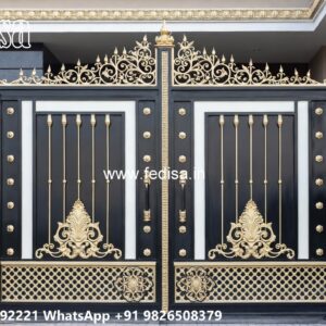 Gate Design Pipe, High Gate Design Main Gate Lighting In Outdoor