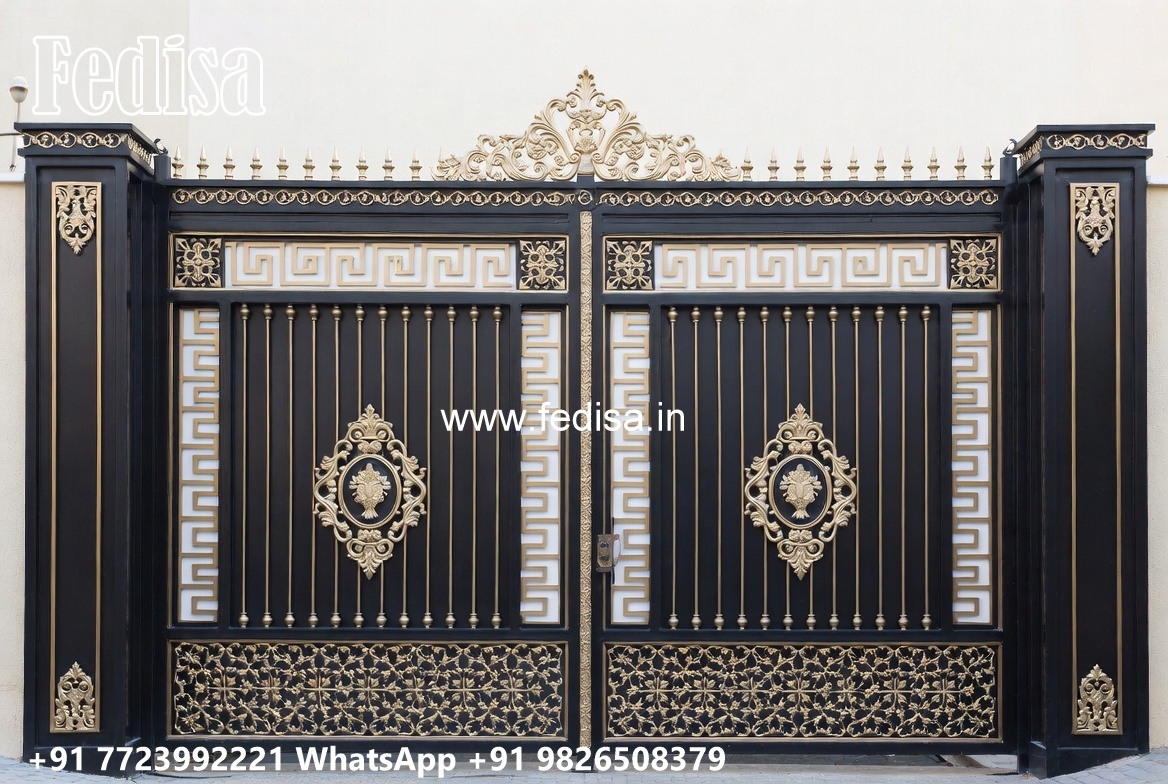 Beautiful Gate Designs, Gates For Small Houses Main Gate Lighting In Outdoor