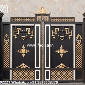Side Gate Designs, Main Gate With Small Door Main Gate Lighting In Outdoor