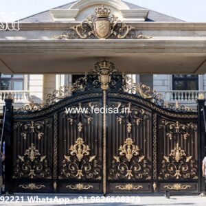 Modern Fence Gate, Stainless Steel Door Gate Design Main Gate Lighting In Outdoor