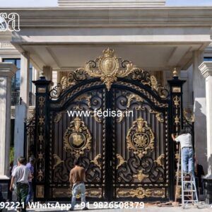 Small Steel Gate Design, Main Gate Design 2026 Main Gate Lighting In Outdoor