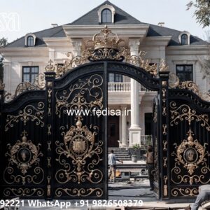 Sliding Gate Design Latest, House Gate Design Main Gate Lighting In Outdoor