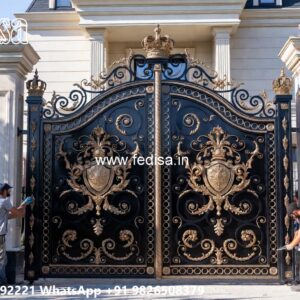 Small Steel Gate Design, Home Gate Design Main Gate Lighting In Outdoor