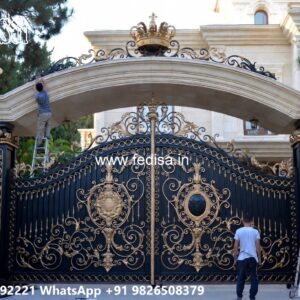 Ss Grill Gate, Lohe Ka Gate Ka Design Main Gate Lighting In Outdoor