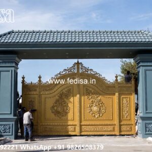 Small Steel Gate Design, Building Gate Design Main Gate Lighting In Outdoor