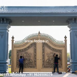 Laser Cutting Design Gate, Lohe Ke Darwaje Ki Design Main Gate Lighting In Outdoor