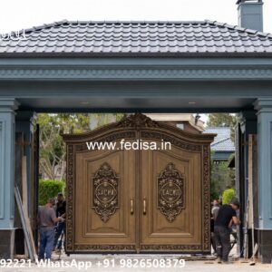Door Design Main Gate, Modern Main Gate Design Main Gate Lighting In Outdoor
