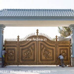 Small Gate Design For House, Double Gate Design Main Gate Lighting In Outdoor