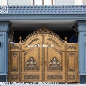 Ss Grill Gate, Gate And Fence Design Main Gate Lighting In Outdoor