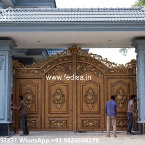 Sliding Gate Design Latest, Folding Gate Design For Home Main Gate Lighting In Outdoor