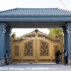 Ss Grill Gate, Laser Cutting Gate Main Gate Lighting In Outdoor