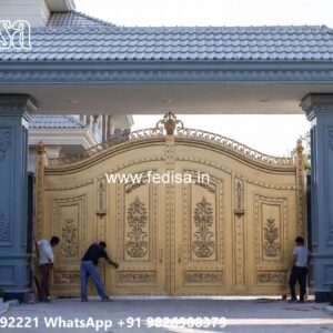 Small Steel Gate Design, Iron Main Gate Design 2026 Main Gate Lighting In Outdoor