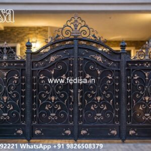 Maharaja Gate Price, Iron Pipe Gate Design Main Gate Lighting In Outdoor