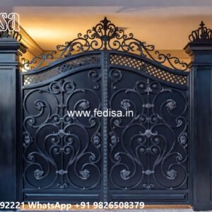 Sliding Gate Design Latest, Fence Grill Design Main Gate Lighting In Outdoor