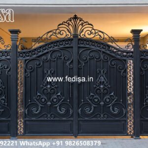 Sliding Gate Design Latest, Fabrication Gate Design Main Gate Lighting In Outdoor