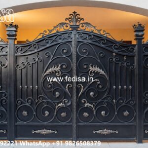 Maharaja Gate Price, Plain Sheet Gate Design Main Gate Lighting In Outdoor