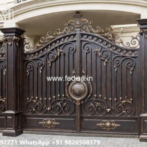 Swing Gate Design, Front Door Gate Design Main Gate Lighting In Outdoor