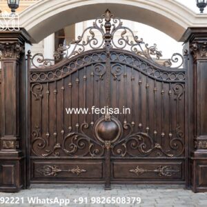 Main Gate Design 2026 Price, Hpl Gate Design Main Gate Lighting In Outdoor