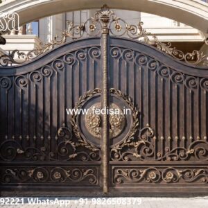 Laser Cutting Design Gate, Latest Main Gate Design 2026 Main Gate Lighting In Outdoor