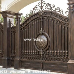 Maharaja Gate Price, Laser Cutting Gate Price Main Gate Lighting In Outdoor