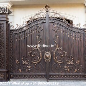 Small Steel Gate Design, Main Gate Paint Design Main Gate Lighting In Outdoor