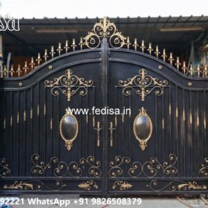 Ss Grill Gate, Wall And Gate Design Main Gate Lighting In Outdoor