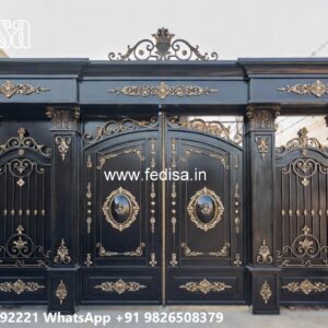Small Gate Design For House, 8 Feet Gate Design Main Gate Lighting In Outdoor